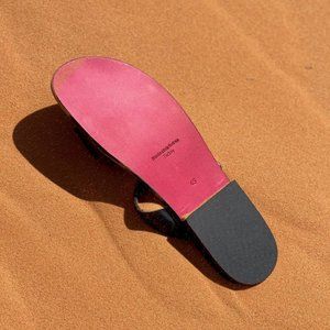 Men's sandals leather black